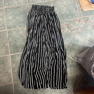 Pinstripe pants. Large